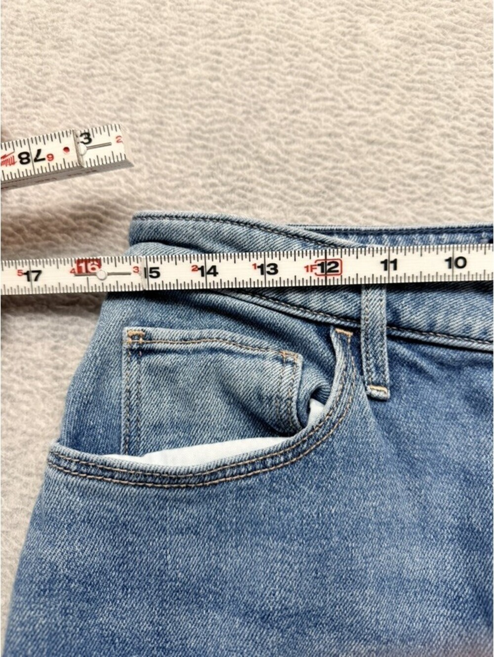 Hollister Ultra High Rise Dad Jeans Women 10L W30 Blue Distressed Ripped Stretch - Picture 5 of 9